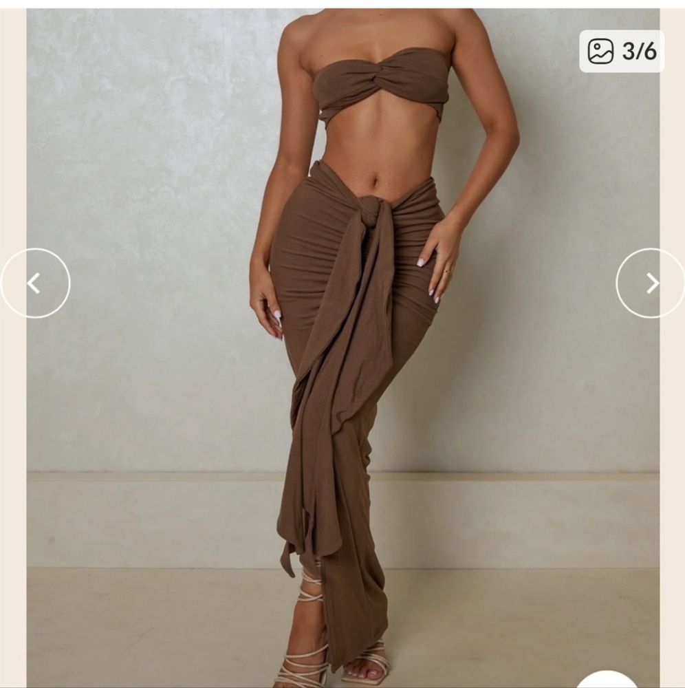 The Knot Bandeau Two Piece Set